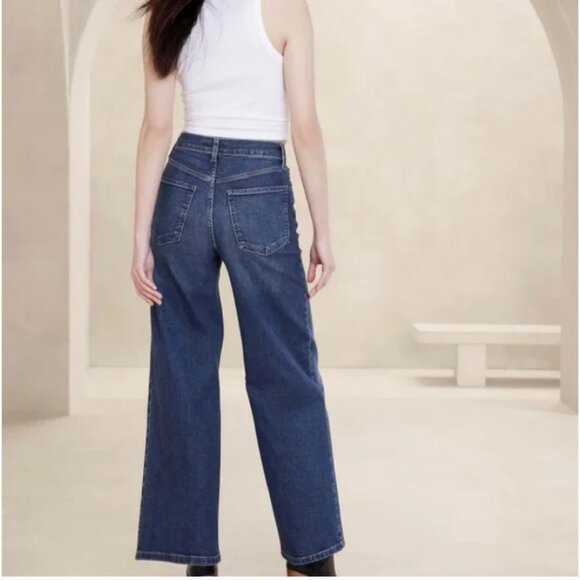 banana republic luxe jean high rise trouser - Picture 3 of 7